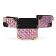 MAKEUP CASE DIAMOND MINI HOLOGRAPHIC ROSE GOLD (MB152M BIG DIAMOND K10