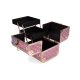 MAKEUP CASE DIAMOND MINI HOLOGRAPHIC ROSE GOLD (MB152M BIG DIAMOND K10
